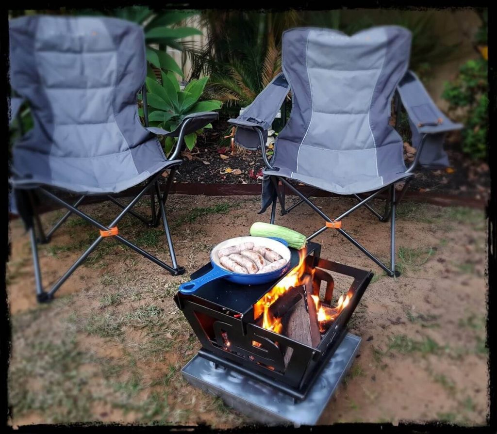Camping Flat Pack Fire Pits | Oz Box Australia